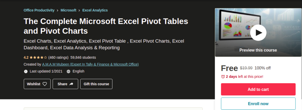 The Complete Microsoft Excel Pivot Tables and Pivot Charts
